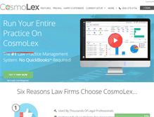 Tablet Screenshot of cosmolex.com